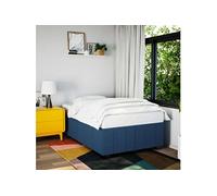 Bedframe zonder matras 120x190 cm stof blauw3284824