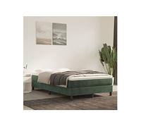 Bedframe zonder matras 120x200 cm fluweel donkergroen3120763