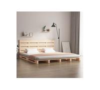 Bedframe zonder matras massief grenenhout 180x200 cm3120147