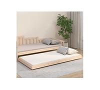 823494 vidaXL Cadre de lit 90x200 cm Bois de pin massif