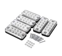 Bediffer 6PCS 8 LED Lampe de marqueur latéral Indicateur universel de feux de position pour camion remorque camion 12V DC Feu de position latéral(blanc), feux extérieurs de voiture,Lumière latérale