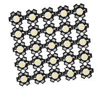 Bediffer Ampoules de Projecteur LED Intégrées à Haute luminosité 3W, 25 Pièces, pour éclairage Intérieur de Paysage de Circulation, Petite Taille en Aluminium (3000-3200K)