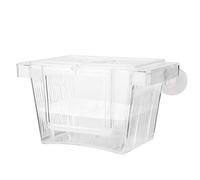 Bediffer Boîte d'élevage de Poissons avec Design en Acrylique Transparent | Isolation pour poissons agressifs, empêche les attaques, conception multi-pièces, fonction auto-flottante