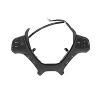 Bediffer Bouton de Commande de Volant Multifonctionnel pour I10 2014-2017, Matériau ABS Noir Durable et élégant, Installation Facile et Non Destructive