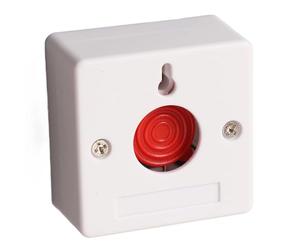 Bediffer Bouton d'urgence Durable pour Interrupteur Anti-Panique pour Système de sécurité, Bouton Manuel en Plastique pour Portes de sécurité, Taille 5,2 X 5,2 X ,7 Cm pour Les écoles