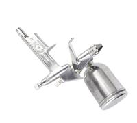 Bediffer Bulle Professionnelle de 0,5 Mm de 0,5 Mm 125 ML Mini-pulvérisation Pneumatique Efficace pour la Peinture de Voiture Réparation du Mur en Bois avec Conception Anti-déluge