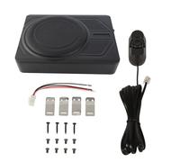Bediffer Caisson de Basses de Voiture 600 W, Conception Ultra Fine | Amplificateur intégré, Filtre passe-bas variable, Gain de place, Son personnalisable, Installation sous le siège
