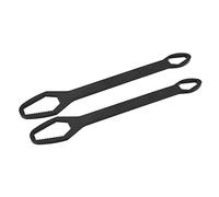 Bediffer Clé Universelle 8-22 Mm, Outil Réglable à Double extrémité pour L'amélioration de L' et la Réparation, 2 Pièces en Acier allié, 260 Mm de Long (H (électrophorèse noire))