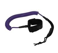 Bediffer Corde de Pied de Surf Réglable en TPU élastique pour Planche de Surf en Toute sécurité - Longueur - Sangle de Cheville Confortable - Design Léger (Violette)