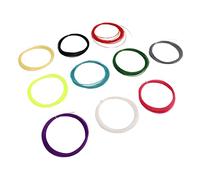 Bediffer Cordes de Raquette de Badminton, 10 Pièces, Haute élasticité, Ligne de Remplacement pour L'entraînement Professionnel, Matériau en Nanofibres, 28lb