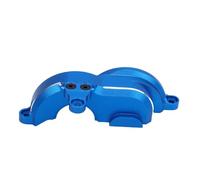 Bediffer Couvercle D'engrenage en Alliage D'aluminium pour Voiture 1/10 RC, Protection avec Installation Facile pour 4-TEC Drift, Boîtier de Boîte de Vitesses en Métal pour Les Amateurs de RC (Bleu)