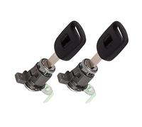 Bediffer Cylindre de Serrure de Porte de Voiture avec clé, Remplacement Durable, Ajustement Parfait pour CRV 2002-2006, en Cuivre, 1 Paire