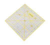 Bediffer Ensemble de Règles de Couture en Acrylique avec Chiffres Clairs pour une Mesure de Précision dans le Quilting et L'artisanat, Outils Durables de 12" et 6" en Matériau Robuste