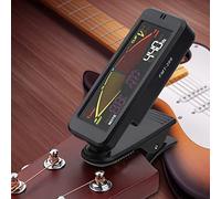 Bediffer Flanger FMT-209 Écran Tuner et Métronome Colorés pour Guitare Basse, Ukulélé Violon, Coque Durable, Clip Rotatif à 360 Degrés pour Musiciens et Artistes