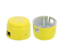Bediffer Garniture de Bouton D'allumage Premium, Couvercle de Protection élégant pour Série 1/2/3/4/5/6/7/X1/X3/X4/X5/X6 G/F Châssis Jaune ABS 1 Pièce