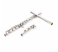 Bediffer Instrument à Vent en Cupronickel à Trou fermé, Flûte de tonalité C pour Débutants avec Outils et de 14,4 Pouces de Longueur