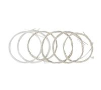 Bediffer Jeu de Cordes Oud en Nylon Transparent plaqué Argent, Accessoire de Remplacement en Alliage de Cuivre pour Joueurs de Oud 11 12 13 Options de Cordes Légères avec un Excel (11)
