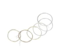 Bediffer Jeu de Cordes Oud en Nylon Transparent plaqué Argent, Accessoire de Remplacement en Alliage de Cuivre pour Joueurs de Oud 11 12 13 Options de Cordes Légères avec un Excel (12)