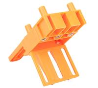 Bediffer Jeu de Guides de Perçage 41 Pièces, Outil Précis pour le Travail du Bois pour les Projets de Menuiserie de Bricolage avec Forets de 6mm 8mm 10mm (Orange)