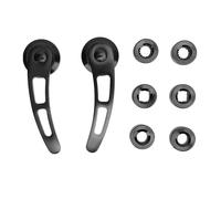 Bediffer Kit de Poignée de Porte Extérieure Vintage en Aluminium Noir pour Mustangs Classiques et Hot Rods