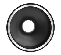 Bediffer Lade Léger ABS Alto Saxophone Sourdine Sax Amortisseur Sourdine Accessoire pour Pratique Silencieuse Or Argent En Option 7,2 Cm Diamètre Supérieur (Argent)