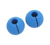 Bediffer Lot de 2 Poignées Rondes épaisses en Silicone pour un Renforcement Musculaire Maximal des Bras, 6,6 Cm (Bleue)