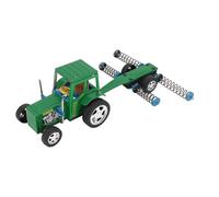 Bediffer Modèle de Tracteur Rétro Nostalgique, Ornement Vintage pour Bar, Décoration de Maison, Accessoire en Métal en Fer pour Collectionneurs (7 Pouces)