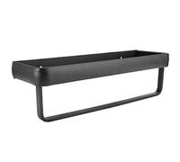 Bediffer Organisateur de Plate-Forme de Bouteille de Rack de Rangement Mural pour Salle de Bain de Salle de Bain Rangement de de Moderne et (Couche Unique avec Poteau)