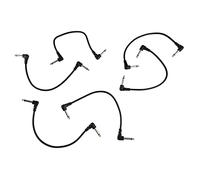 Bediffer Pack de Câbles pour Pédales de Guitare, 6 Pièces, Fil à Effet électrique Durable, Transmission sans Bruit pour les Amateurs de Musique, 31 Cm de Long, Conception Antidérapante