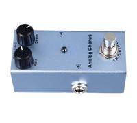Bediffer Pédale D'effet de Guitare électrique, Mini Alliage D'aluminium Léger avec Réglage Précis du Son pour les Performances et les Séances D'entraînement (Chœur analogique (07))