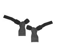 Bediffer Protège-Mains de Traction avec Coussinets en Silicone Antidérapants, Gants D'haltérophilie Confortables pour Entraînement de Haute intensité, Noir, 1 Paire