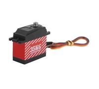 Bediffer Servo de Treuil RC Résistant à l'eau, Fonctionnement Fluide pour Pièces de Mise à Niveau de Bateau à Chenilles 1/10 RC (Rouge)