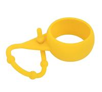 Bediffer Support de Balle de en Silicone, Housse de Protection Souple pour Les Amateurs de, Conception Réglable et Résistante aux Chutes, 1 unité (Jaune)