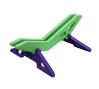 Bediffer Support de Stationnement Universel pour Vélo, Réglable et Anti-Rayures, Dégagement Rapide pour Vélos de Montagne et de Route, en ABS (Violette Verte)