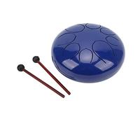Bediffer Tambour à Langue en Acier 10 Pouces, Ensemble de Batterie éthérée avec des Tons Précis pour Débutants, Cadeau Parfait pour la Relaxation (Bleue)