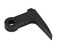 Bediffer Tête D'adaptateur de Pied de Biche, Outil Pratique de Pied de Biche de Construction en Fer de 3/8 Pouces pour le Retrait de la moitié de L'arbre