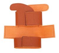 Bediffer Trompette Housse de Protection de Valve en Cuir Professionnelle pour Protéger des Rayures, en Cuir Véritable, Légère et Durable, pour Musiciens, Marron