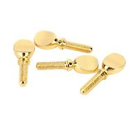 Bediffer Vis de Ligature D'Embout de Saxophone Remplacement Plaqué Or Exquis pour Les Ateliers de Réparation D'Instruments à Vent 4PCS pour Embouchures de Saxophone Standard en Caoutchouc et en