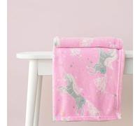 Bedlam Couverture Polaire (120 x 150 cm), jeté et jeté pour Enfants avec Motif Licornes et étoiles, Couverture Polaire pour Filles