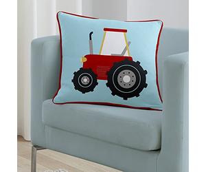 Bedlam - Farmyard Friends - Housse de Coussin en Velours - 43 x 43 cm en Bleu