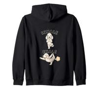 Bedlington Terrie Pratique Le Yoga Inhale - Exale DIGOR drôle Sweat à Capuche