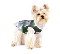 Bedlington Terrier Chiens drôles Chiens à Fourrure Animaux de Compagnie,T-Shirt sans Manches en Coton pour Animaux de Compagnie, Gilet Respirant, Extensible et Doux,S