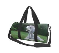 Bedlington Terrier Chiens drôles Chiens à Fourrure Animaux, Sac de Voyage de Grande capacité, Sac à Main Rond, Sac de Voyage de Sport, fourre-Tout, Sac de Fitness
