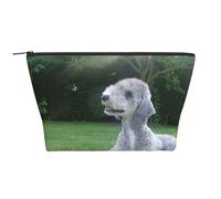 Bedlington Terrier Chiens drôles Chiens à Fourrure Animaux, Trousse de Toilette Trousse de Maquillage Sac à cosmétiques Trousse de Toilette de Voyage Portable