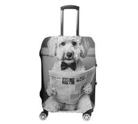 Bedlington Terrier Décoration murale amusante pour salle de bain Motif animal dans les toilettes, Style :, XL(30-32inch), Housse pour valise