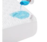 BEDLORE Protège-Matelas 160x200 Imperméable,Housse de Matelas à Poche Extra-Profonde en Microfibre Douce Brushed avec Couche TPU Améliorée, Lavable en Machine (Blanc)