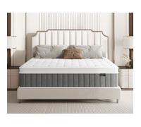 Bednew Hybride Matelas 180x200x31cm, Épaisseur 31cm, 7 Zone, avec Couche en Mousse à mémoire de Forme Confortable, 101 Nuits