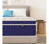 Bednew Hybride Matelas 90x200cm, 7 Zones ergonomiques, Épaisseur 30cm, Matelas Mousse à Mémoire de Forme, 101 Nuits