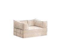 BEDOIN Canapé d'angle modulaire à combinaison libre avec dossier pour salon, chambre à coucher, bureau A-1,5 m