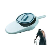 Bedpan - Horizontal Bedpan With Lid | Easy-to-Clean Urinal | Built-in Handle For Easy Placement And Removal, Leak-Proof Thickened Design For Male And Female Bedridden Patients